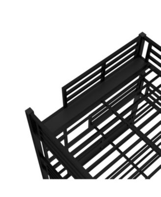 Triple Bunk Bed, Full/Queen, Metal, Heavy-Duty