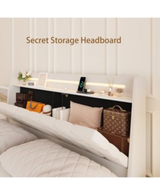 LED Light Bed Frame Queen