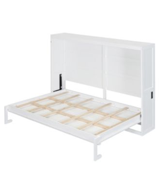 Full Size Murphy Bed Wall Bed,White