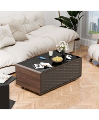 Smart Coffee Table- Fridge, Freezer, Bluetooth, Wireless Charging