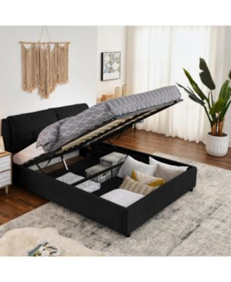 Queen Storage Bed with Headboard