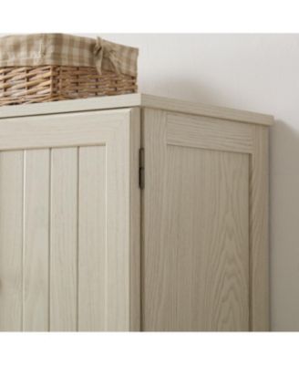  72.4" Tall Storage Cabinet with 8 Doors & 4 Shelves, White