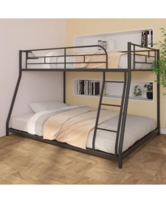 + Twin Over Full + Metal + Sturdy, Squeak-Free, No Box Spring + Bunk Bed
