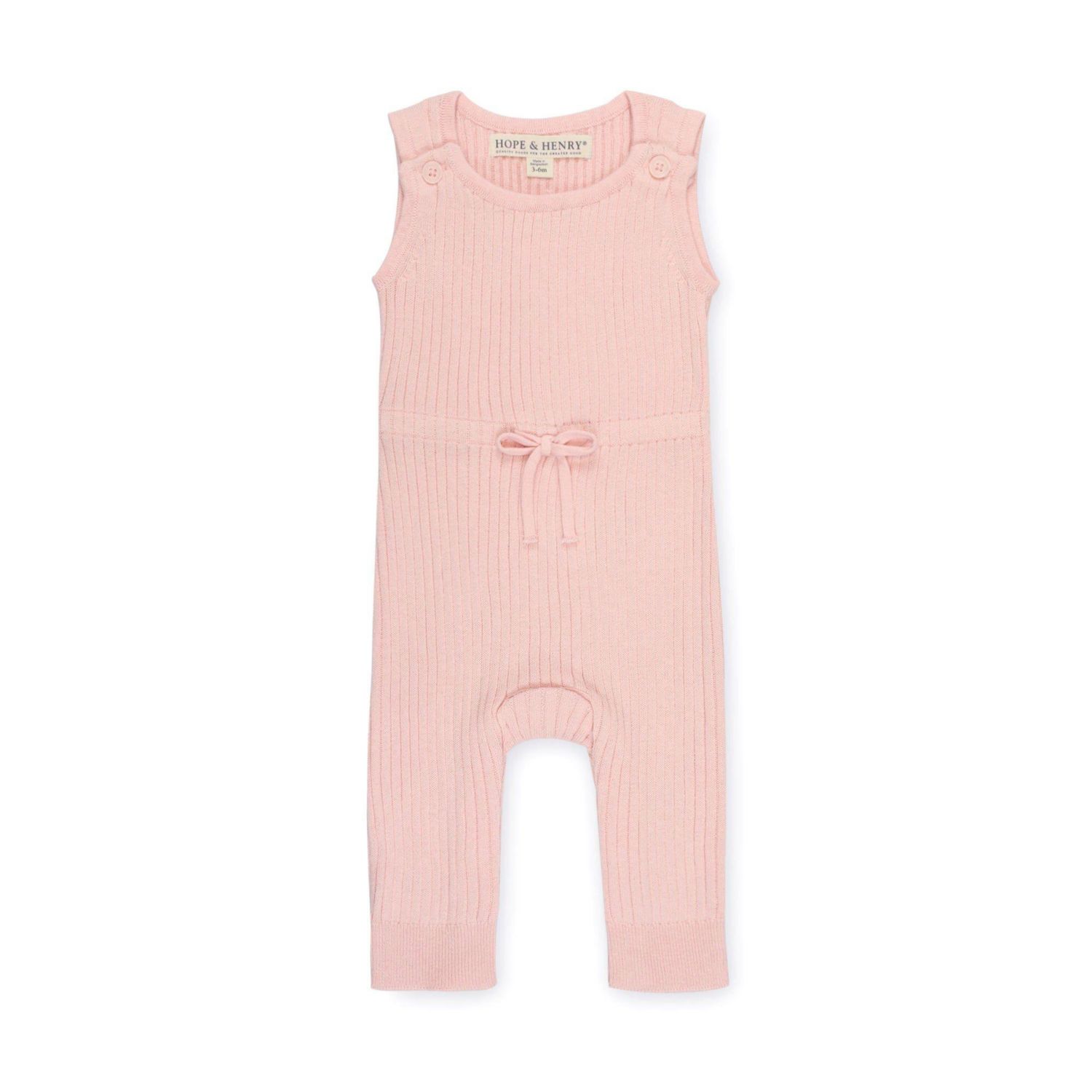 Baby Girls Hope and Henry Cinched Waist Romper and Jacquard Blanket Gift Set