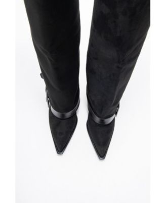 Women's Elva Buckle Strap Knee High Boot