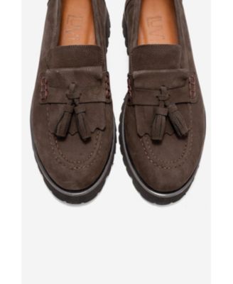 Women's Poen Leather Tassel Loafer