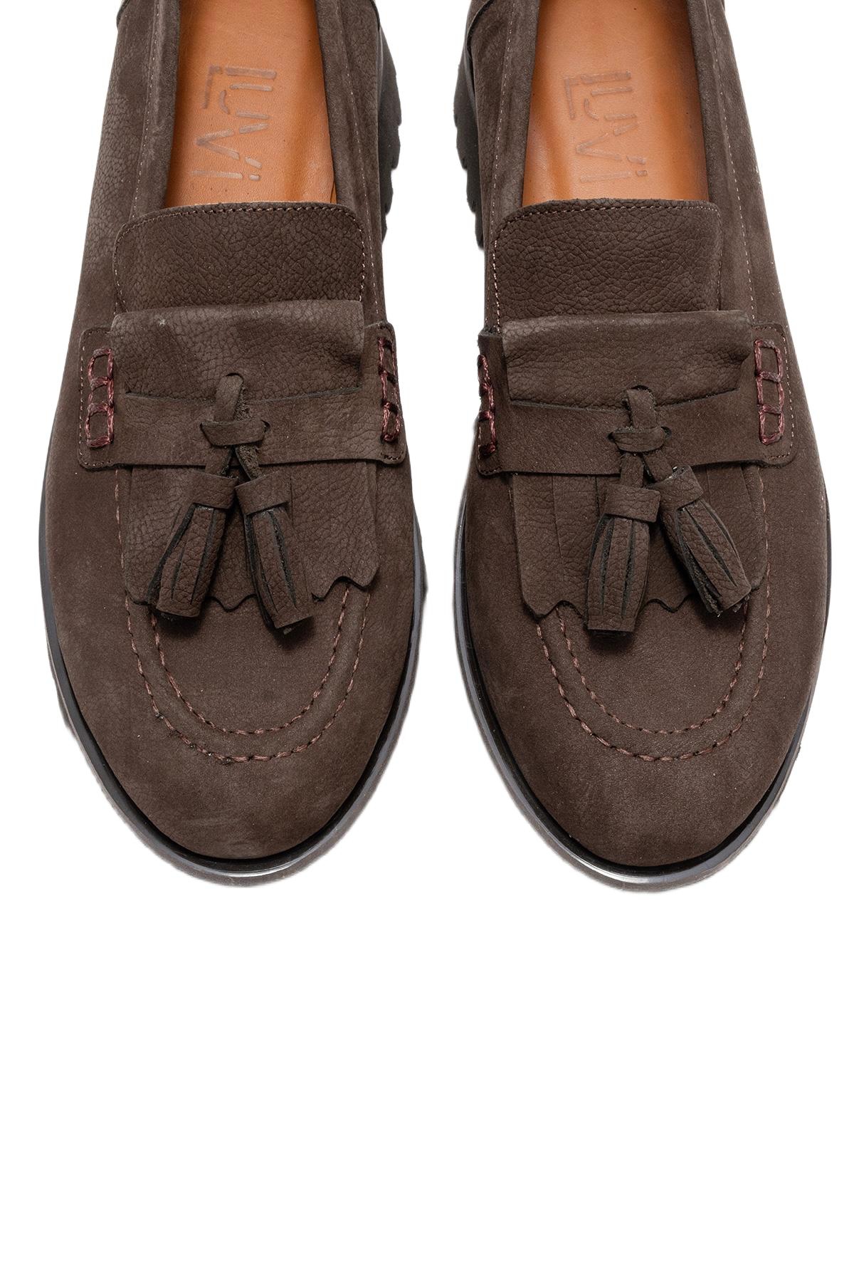 Forever & Always Shoes Women's Poen Leather Tassel Loafer
