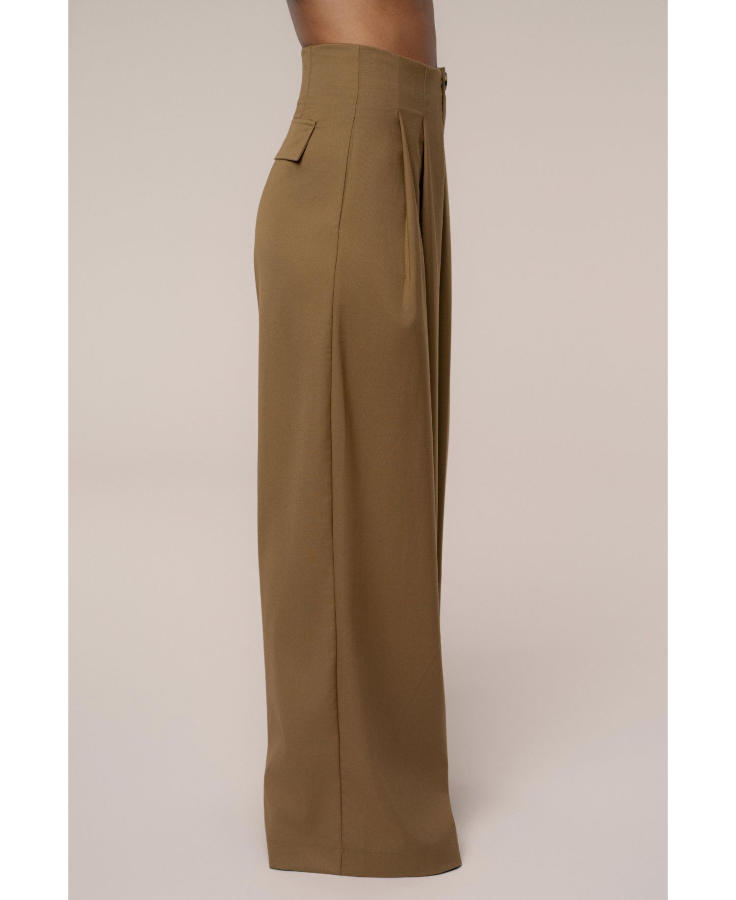 Women's Polished Pleat Trouser