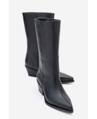 Forever & Always  Women's Shoes Juana Leather Pointed Toe Boot (Women)