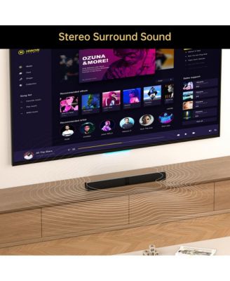 20W Detachable Sound Bar with Bluetooth 4.0, Converts to Dual Speakers for Immersive Audio