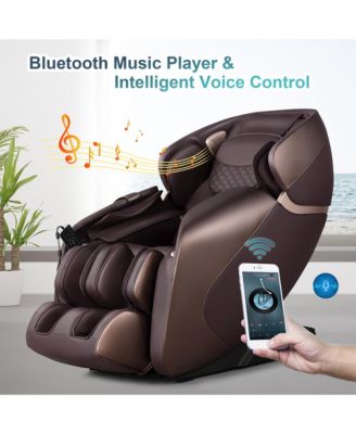 Full Body Massage Chair with Voice Control Heat Foot Roller