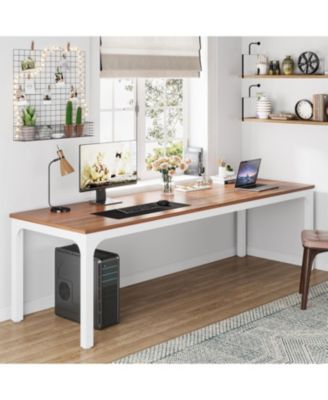 78.7 Inches Extra Long Computer Desk 2 Person Desk, Double Long Desk, Workstaion for Home Office