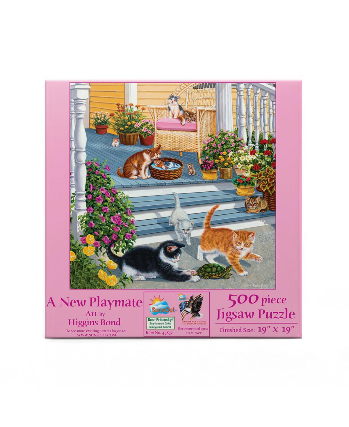 SunsOut A New Playmate 500 piece Jigsaw Puzzle for Adults
