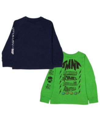 Nickelodeon Big Boys 2 Pack Long Sleeve T-Shirt