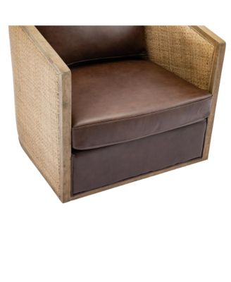 Swivel Barrel Accent Chair, 360