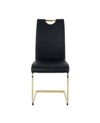 Streamdale Faux Leather Dining Chairs Set of 4