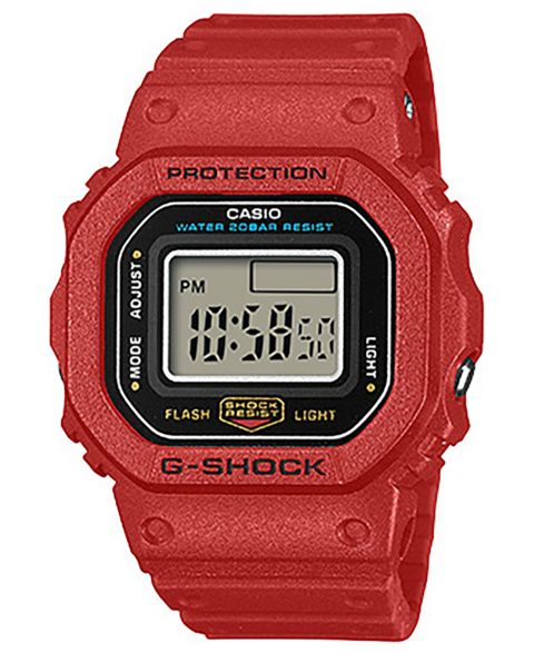Мужские часы G-Shock Japanese Quartz Red Resin Watch, 20mm