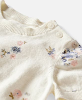 Baby Girls' Floral-Print Top and Diaper Cover, 2-Piece Set