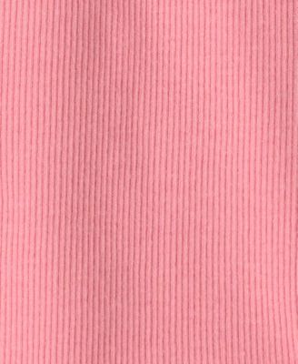 Baby Girls' Organic Cotton Spring Floral Print Round Neck Bodysuits, 3-Pack