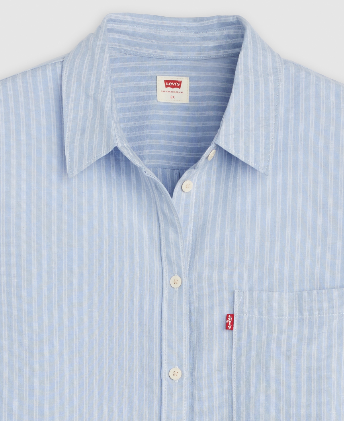 Levi's Plus Darlene Collared Neck Shirt