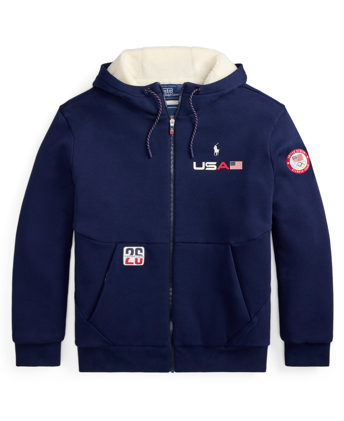 Polo Ralph Lauren Men's Team Usa Fleece Full-Zip Hoodie