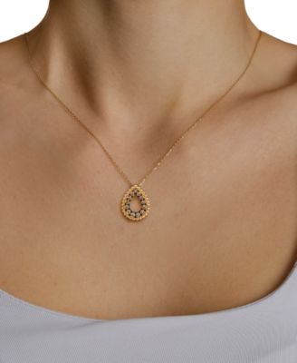 Chocolate Diamond Pendant Necklace (0.75 ct. t.w.) in 14k Honey Gold