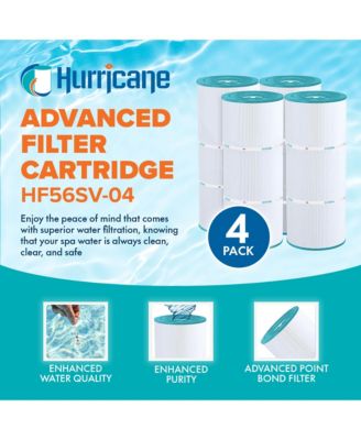 4 Pack HF56SV-04 Advanced Pool and Spa Filter Cartridge Replacement
