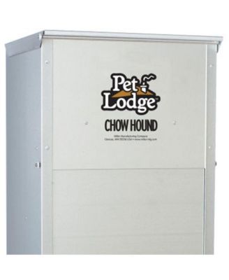 Dry Food Automatic Steel Dog Feeder Chow Hound 25 LB (2 Pack)