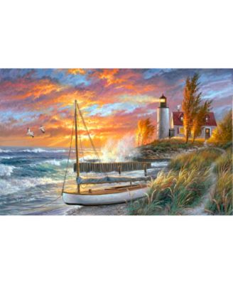 Point Betsie Lighthouse 550 piece Jigsaw Puzzle for Adults