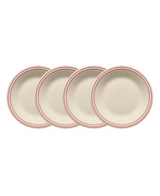 Americana Classic Rim Dinner Plates, Set of 4