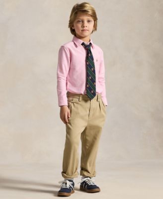 Boys' 2T-7 Cotton Oxford Shirt