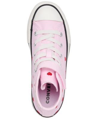 Little Girl's Chuck Taylor All Star Valentine's Day High Top Casual Sneakers from Finish Line