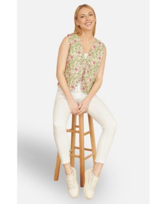 Women's Indian Floral Reversible Quilted Jacket