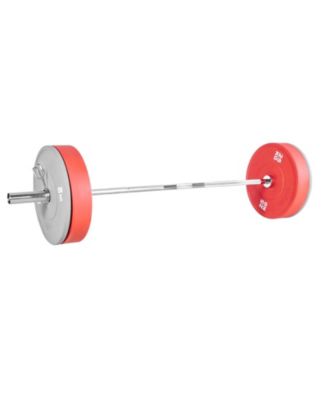 6FT Barbell Bar 2-Inch Olympic Weight Bar Chrome Knurled Grip 500 LB Capacity