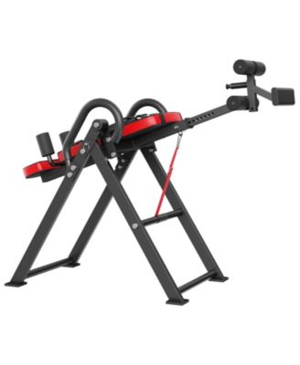 SUGFIT Heavy Duty Inversion Table 300 LB Capacity Back Stretcher with Headrest Red Black