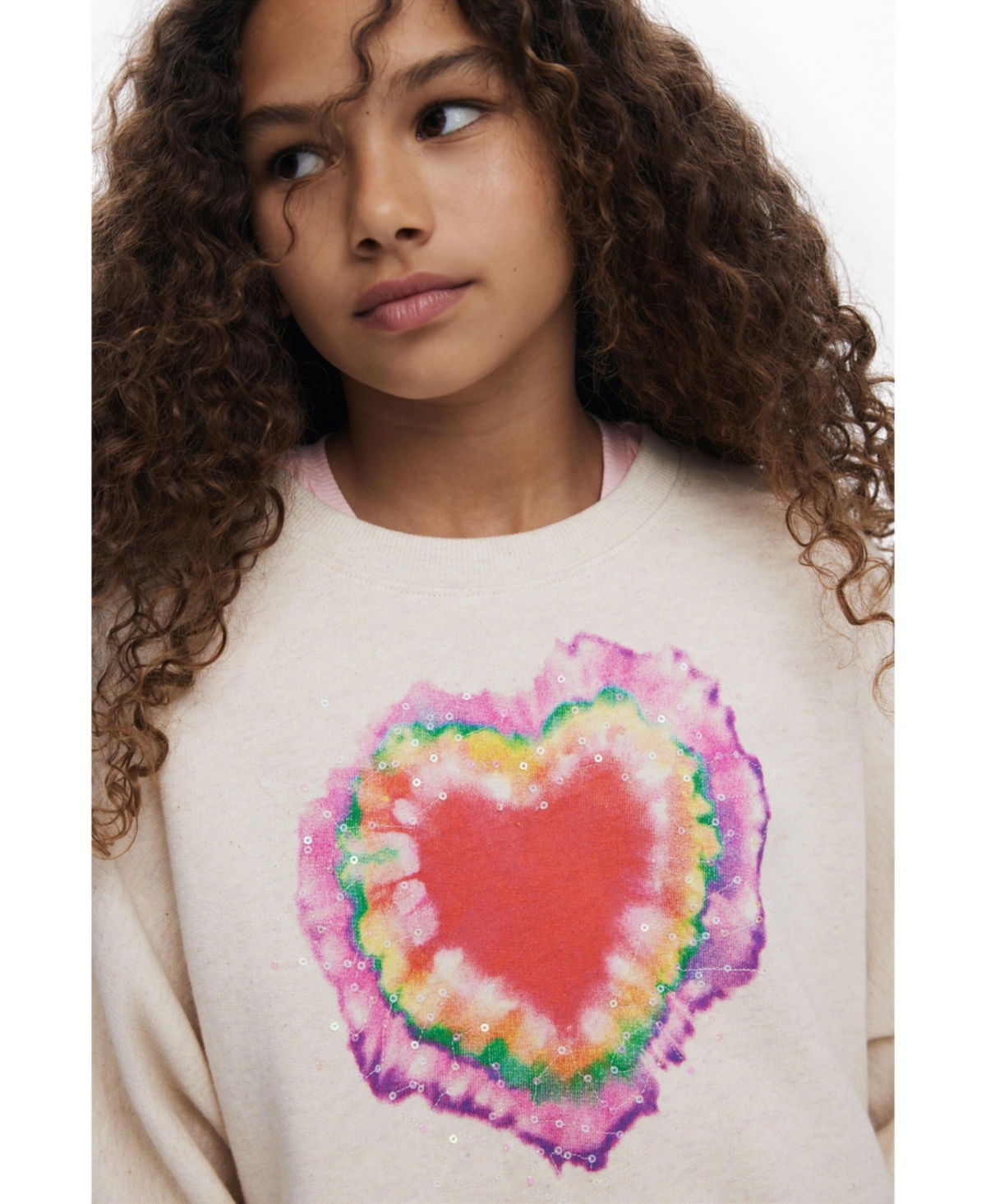 Desigual Girls Girls's Dress 2 1 heart