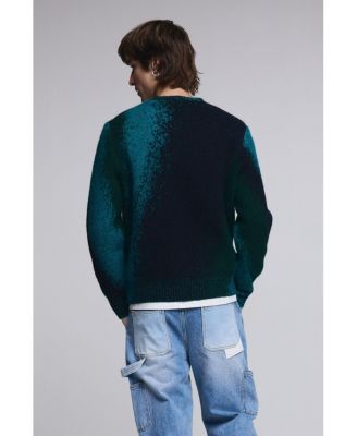 Men's Jacquard splatter sweater