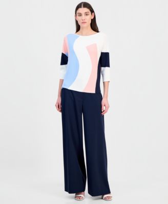 Women's Dolman-Sleeve Boat-Neck Sweater