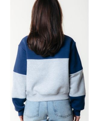 Women's Colourblock Zip Sweat