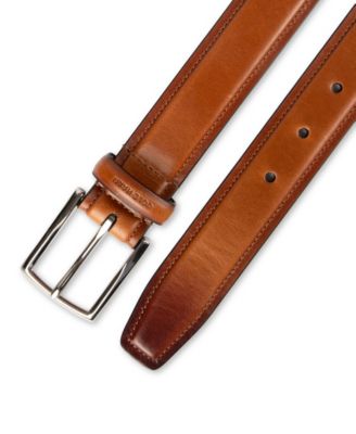 Men's Classic Burnished Edge Dress Belt