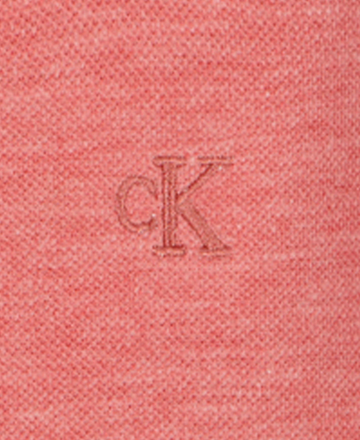Комплект Calvin Klein Slub Pique Polo Shirt and Denim Shorts, 2-Piece Set для мальчиков, цвет: Коралловый / Натуральный джинсовый — фото 10