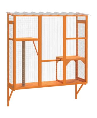 Catio Outdoor, Window Catio for 2-3 Cats, for Playing Sunbathing