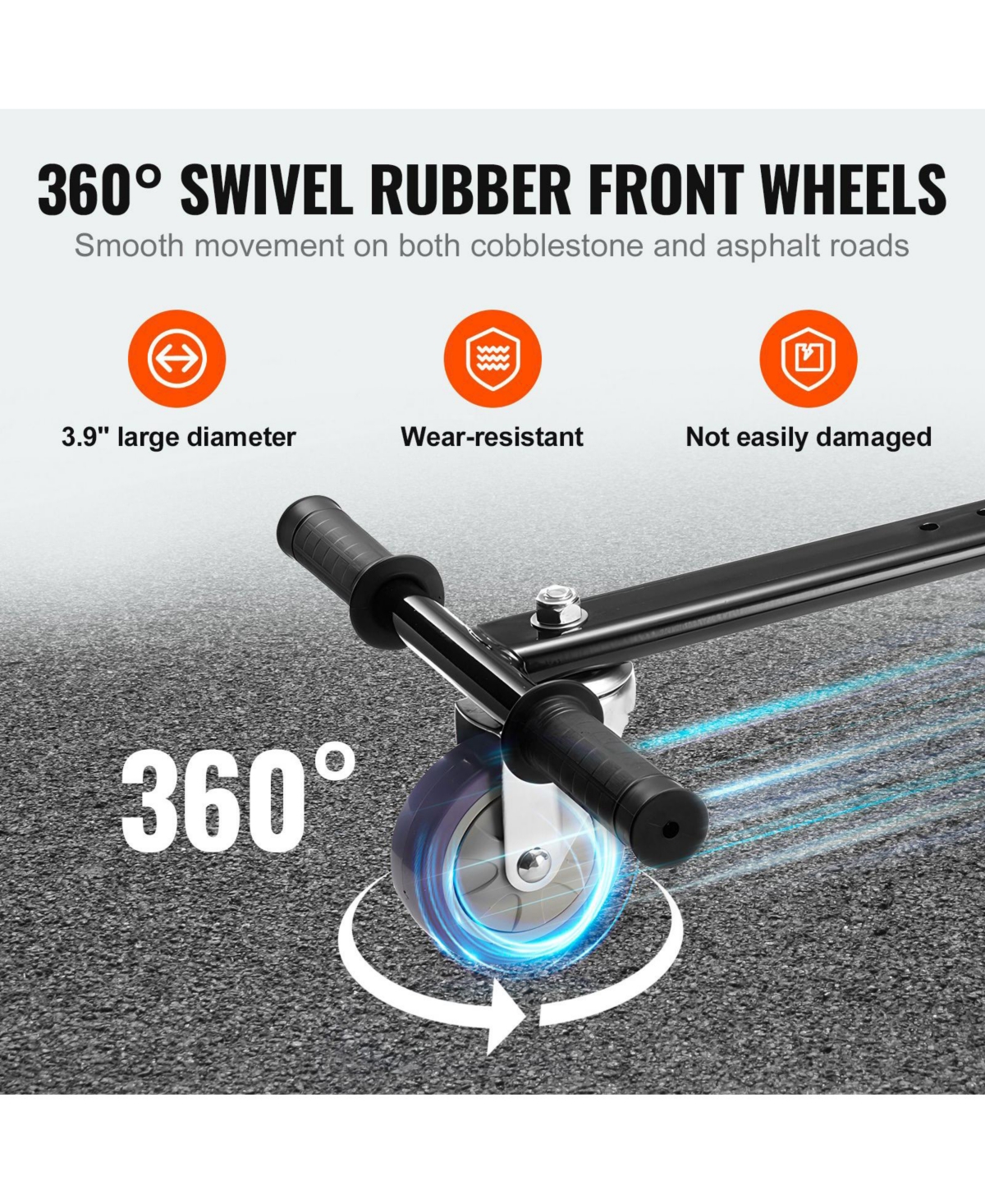 Mecale Hoverboard Seat Attachment Compatible with 6.5" 8" 8.5" 10" Boards, Adjustable Frame, Grips Control, 220 lb Capacity for Ki