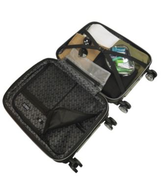 Embossed Molded Medium Hardside Carry-On Spinner