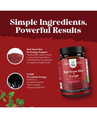 Red Yeast Rice + CoQ10 Capsules, Nature's Craft, 120ct