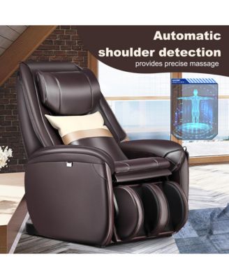 Massage Chair Full Body SL Track Zero Gravity with  Pillow Reversible Footrest Heat