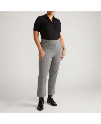 Plus Size Amaya Ponte Kick Flare Pants