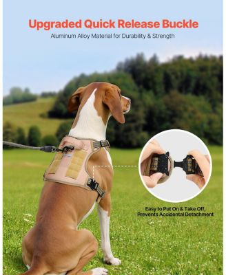 Tactical No-Pull Adjustable Dog Harness with Handle