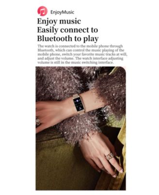 ZX19 Women's Smart Watch - Heart Rate & Blood Pressure Monitor, Period Reminder, Customizable Dials, Touch Screen Fitness Tracker