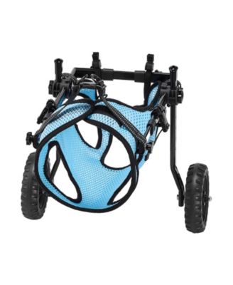 Shock-Absorbing 2-Wheel Pet Wheelchair for Back Legs, Medium